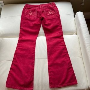 7 for all mankind vintage red corduroys